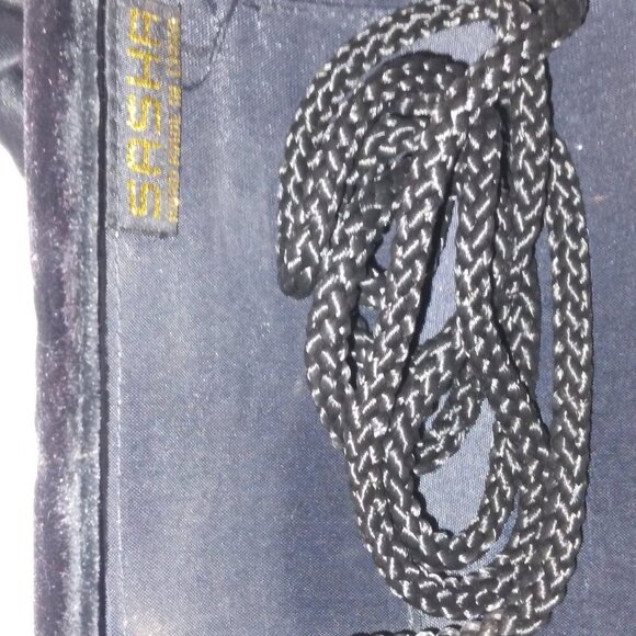 WOMEN'S BLACK VELVET CLUTCH KNOT WRISTLET CLUTCH  EVENING HANDBAG - Picture 3 of 3